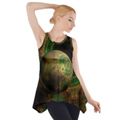 Tiktok s Four-dimensional Steampunk Time Contraption Side Drop Tank Tunic by jayaprime