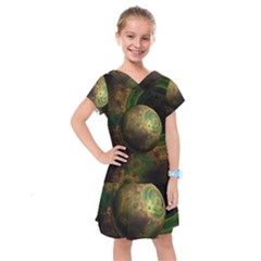 Tiktok s Four-dimensional Steampunk Time Contraption Kids  Drop Waist Dress