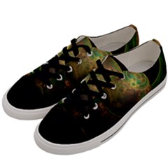 Tiktok s Four-dimensional Steampunk Time Contraption Men s Low Top Canvas Sneakers by jayaprime