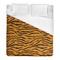 Orange and Black Tiger Stripes Duvet Cover (Full/ Double Size) View1