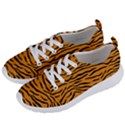 Orange and Black Tiger Stripes Women s Lightweight Sports Shoes View2