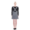 Black and White Checkerboard Weimaraner Suspender Skater Skirt View2