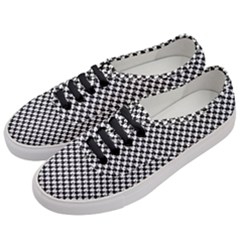 Black And White Checkerboard Weimaraner Women s Classic Low Top Sneakers by PodArtist