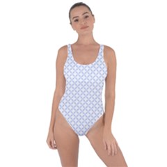 Alice Blue Quatrefoil In An English Country Garden Bring Sexy Back Swimsuit by PodArtist