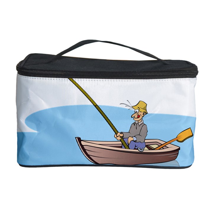 Fishing Fish Fisherman Boat Mare Cosmetic Storage Case