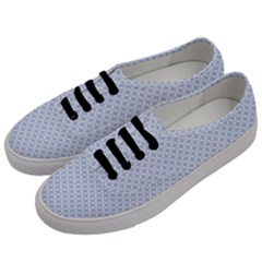 Alice Blue Quatrefoil In An English Country Garden Men s Classic Low Top Sneakers by PodArtist