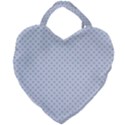 Alice Blue Quatrefoil in an English Country Garden Giant Heart Shaped Tote View2