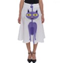 Cat Clipart Animal Cartoon Pet Perfect Length Midi Skirt View1