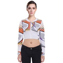 Letter Paper Note Design White Bomber Jacket by Sapixe