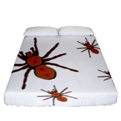 Nature Insect Natural Wildlife Fitted Sheet (queen Size) by Sapixe