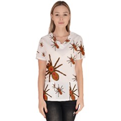 Nature Insect Natural Wildlife Scrub Top by Sapixe