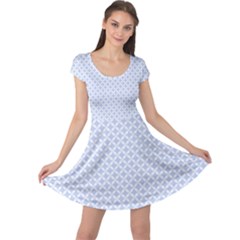 Alice Blue Hearts In An English Country Garden Cap Sleeve Dress by PodArtist