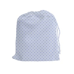 Alice Blue Hearts In An English Country Garden Drawstring Pouches (extra Large) by PodArtist