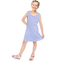 Alice Blue Hearts In An English Country Garden Kids  Tunic Dress by PodArtist