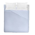 Alice Blue White Kisses in English Country Garden Duvet Cover Double Side (Full/ Double Size) View1