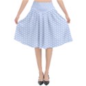 Alice Blue White Kisses in English Country Garden Flared Midi Skirt View1