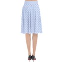 Alice Blue White Kisses in English Country Garden Flared Midi Skirt View2