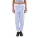 Alice Blue Pinstripe in an English Country Garden Women s Jogger Sweatpants View1