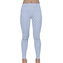 Alice Blue Mini Footpath In English Country Garden  Classic Yoga Leggings by PodArtist