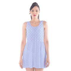 Alice Blue Mini Footpath In English Country Garden  Scoop Neck Skater Dress by PodArtist