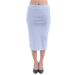 Alice Blue Mini Footpath In English Country Garden  Midi Pencil Skirt by PodArtist