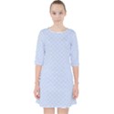 Alice Blue Mini Footpath in English Country Garden  Pocket Dress View1