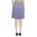 USA Flag Blue and White Stripes Pleated Skirt View2