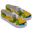 Turtle Sea Turtle Leatherback Turtle Kids  Canvas Slip Ons View3