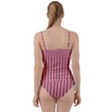 USA Flag Red and White Stripes Sweetheart Tankini Set View2