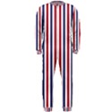 USA Flag Red White and Flag Blue Wide Stripes OnePiece Jumpsuit (Men)  View1