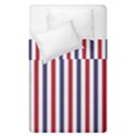 USA Flag Red White and Flag Blue Wide Stripes Duvet Cover Double Side (Single Size) View2