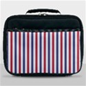 USA Flag Red White and Flag Blue Wide Stripes Lunch Bag View1