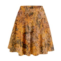 Leaves Motif Pattern Photo 2 High Waist Skirt by dflcprints