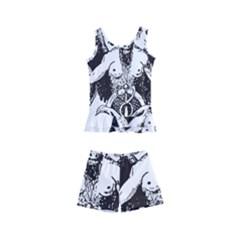 Devil Baphomet Occultism Kid s Boyleg Swimsuit