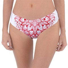 Mandala Pretty Design Pattern Reversible Classic Bikini Bottoms by Sapixe