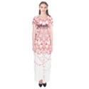 Mandala Pretty Design Pattern Short Sleeve Maxi Dress View1