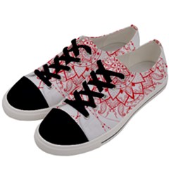 Mandala Pretty Design Pattern Men s Low Top Canvas Sneakers by Sapixe