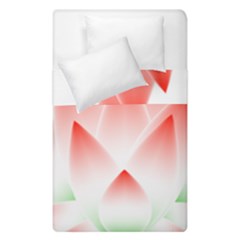 Lotus Flower Blossom Abstract Duvet Cover Double Side (single Size) by Sapixe