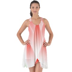 Lotus Flower Blossom Abstract Show Some Back Chiffon Dress by Sapixe