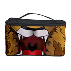 Lion Animal Roar Lion S Mane Comic Cosmetic Storage Case by Sapixe