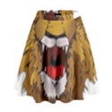 Lion Animal Roar Lion S Mane Comic High Waist Skirt View1