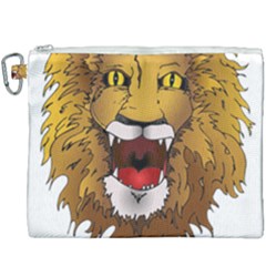 Lion Animal Roar Lion S Mane Comic Canvas Cosmetic Bag (xxxl) by Sapixe