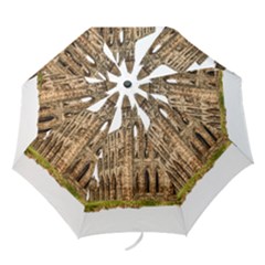 Ruin Monastery Abbey Gothic Whitby Folding Umbrellas by Sapixe