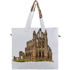 Ruin Monastery Abbey Gothic Whitby Canvas Travel Bag