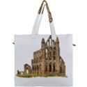 Ruin Monastery Abbey Gothic Whitby Canvas Travel Bag View1