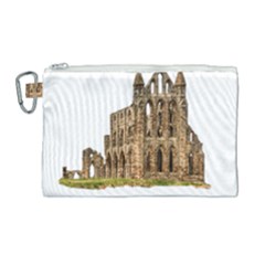 Ruin Monastery Abbey Gothic Whitby Canvas Cosmetic Bag (large) by Sapixe