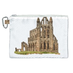 Ruin Monastery Abbey Gothic Whitby Canvas Cosmetic Bag (xl) by Sapixe