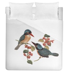 Bird Birds Branch Flowers Vintage Duvet Cover (queen Size) by Sapixe