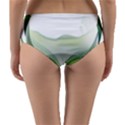 Pearl Drop Flower Plant Reversible Mid-Waist Bikini Bottoms View2