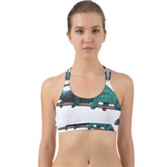 Reptile Lizard Animal Isolated Back Web Sports Bra by Sapixe